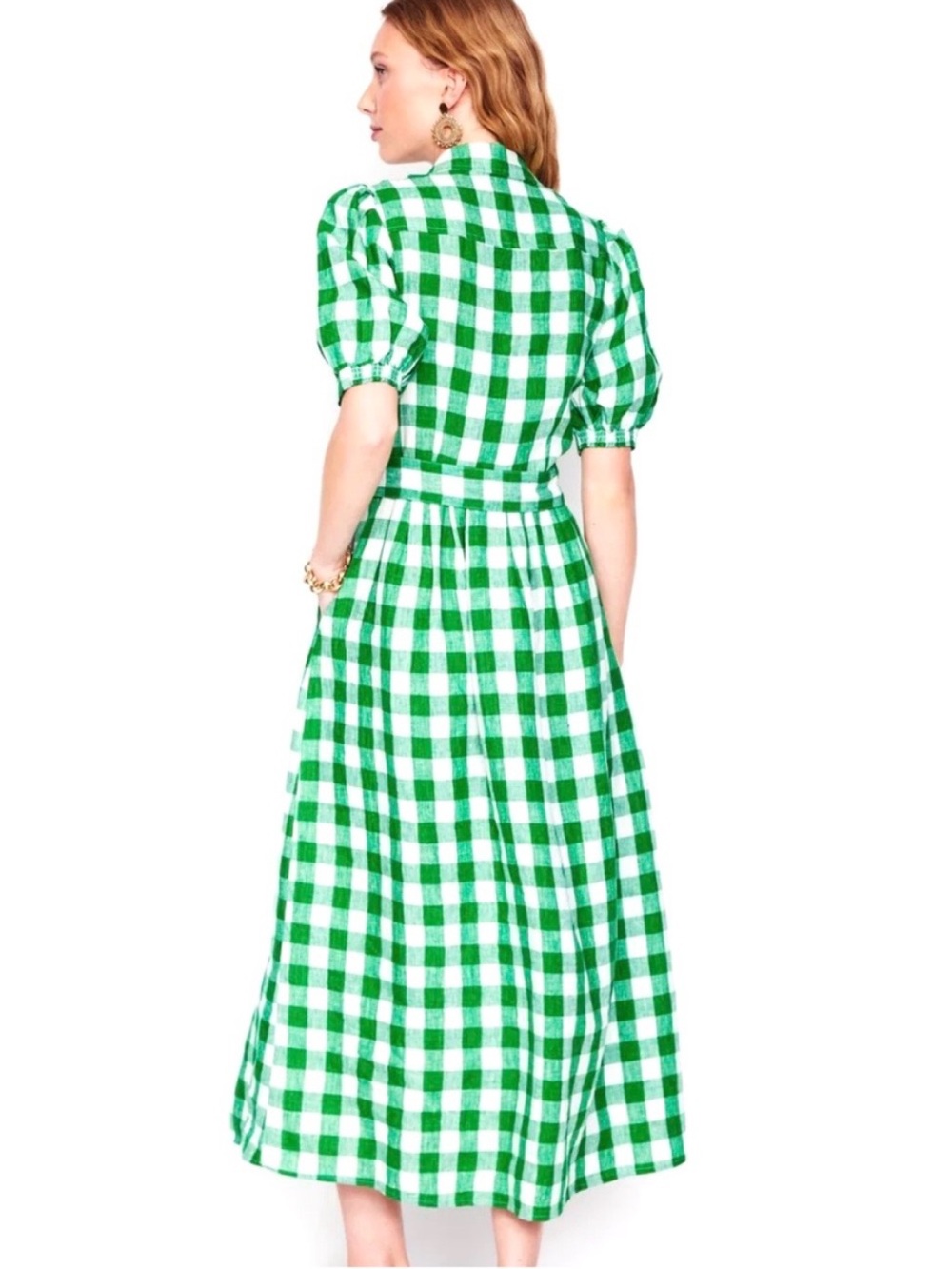 Boden Alexa Linen Maxi Shirt Dress 2P - Picture 4 of 6